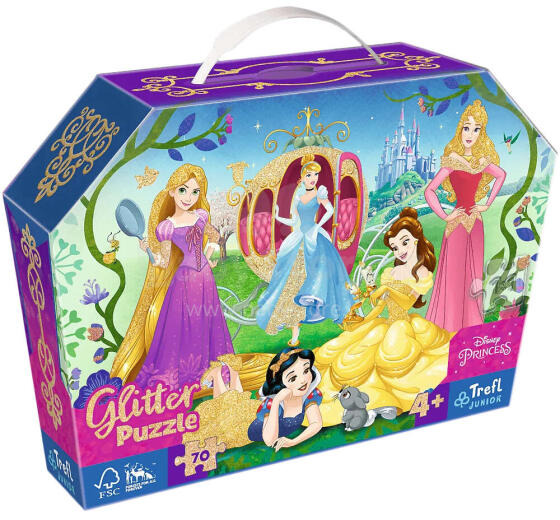 WESOŁE KSIĘŻNICZKI 70 GLITTER W KUFERKU