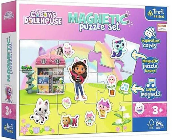 POZNAJ ŚWIAT GABI PUZZLE MAGNETYCZNE