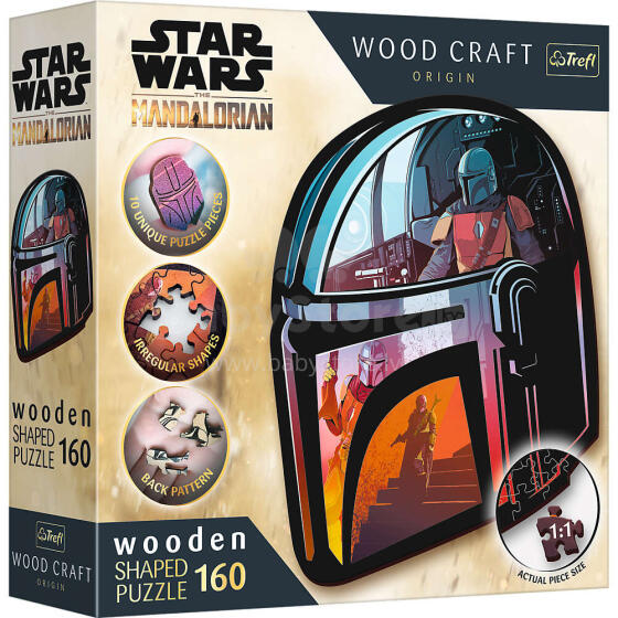 PUZZLE DREWNIANE MANDALORIAN *160*