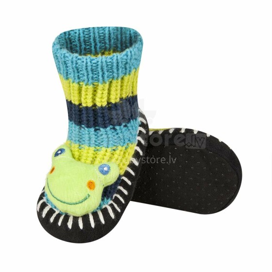 Soxo Infant slippers Art.69060-4  Детские носочки-мокасины (Тапочки-игрушки)