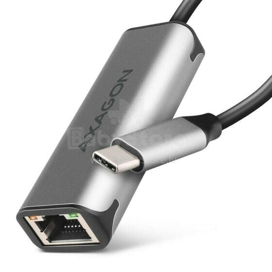 Tīkla adapteris ADE-25RC 2.5 Gigabit Ethernet, Realtek 8156, USB-C 3.2 Gen 1, automātiska instalēšana, pelēks