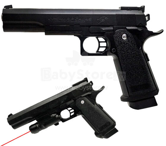 PISTOLET NA KULKI Z LASEREM