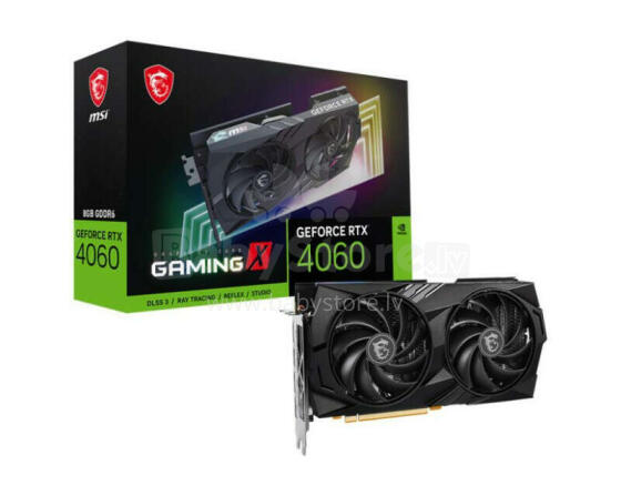 Graphics Card MSI NVIDIA GeForce RTX 4060 8 GB GDDR6 128 bit PCIE 4.0 8x Dual Slot Fansink 1xHDMI 3xDisplayPort RTX4060GAMX8G