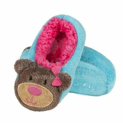 Soxo Art.68377 Infant slippers with animals Детские носочки-мокасины (Тапочки-игрушки)