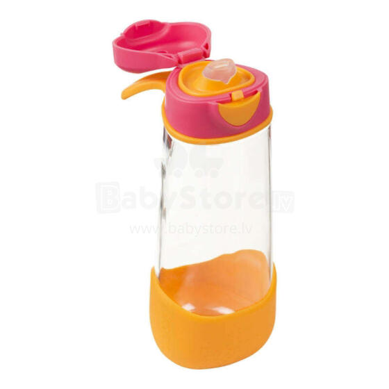 Sport spout 600 ml bottle, Strawberry Shake, b.box