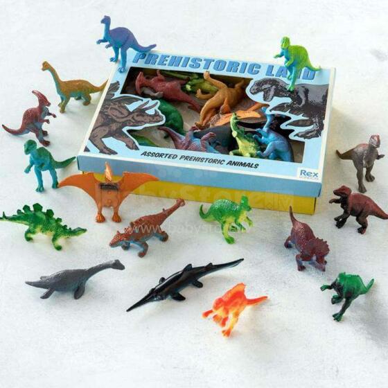 Prehistoric Land Assorted Dinosaurs (box Of 16),  Rex London