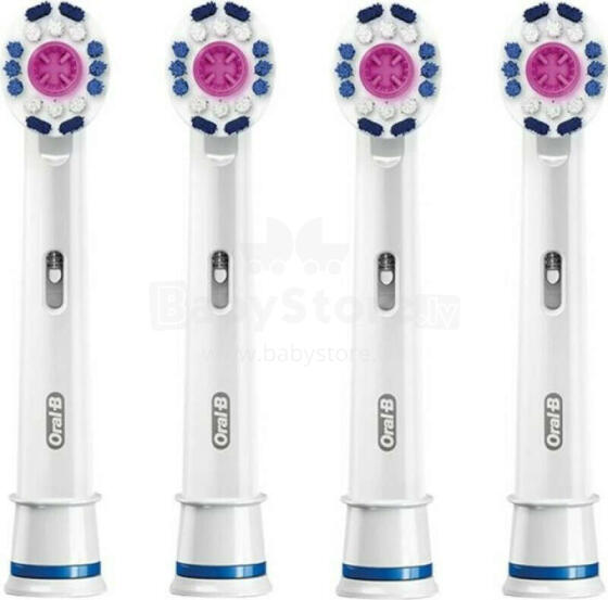 Oral-B 3D White tip EB18-4 4 gab.