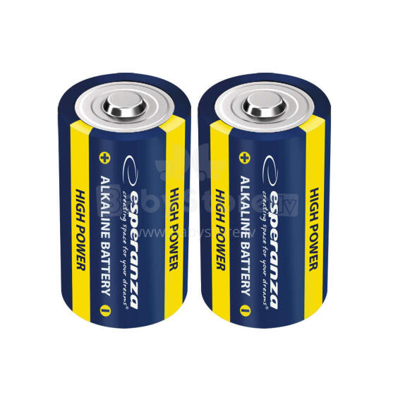 ESPERANZA ALKALINE BATTERIES C LR14 2PCS. BLISTER