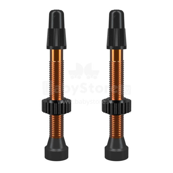 WTB TCS AL Orange Presta Tubeless Valve Stems 46mm 2 pcs