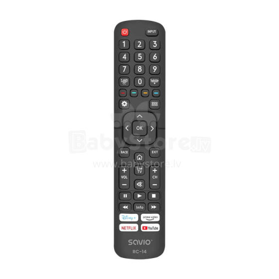 SAVIO RC-14 Универсальный пульт/замена для HISENSE, SMART TV