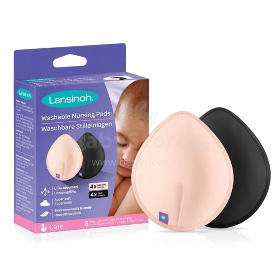 Lansinoh® Washable Pads  Art.20387 Reusable breast pads 8pcs