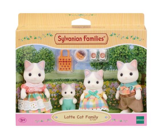 Sylvanian Families Art.5738  семья котов Latte