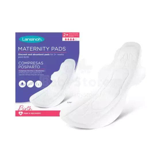 Lansinoh Maternity Pad M Art.69730 Postpartum Diaper M size 12pcs
