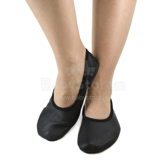 Bebe Basic Hip-Hop Gymnastics Shoes Art.SB120 Black  Barefoot Gym Slippers