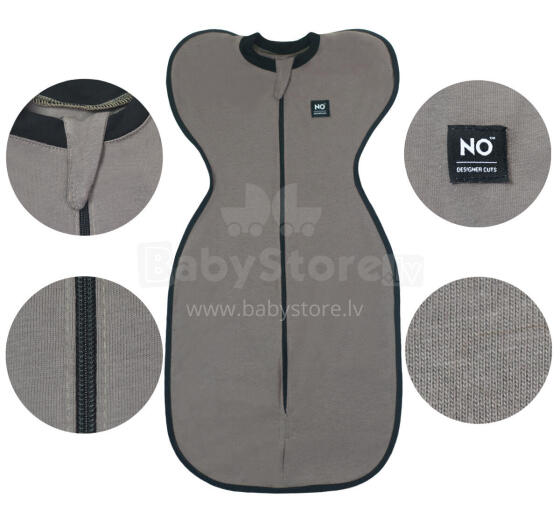 La Bebe™ NO Swaddle Up S Art.184766 Grey