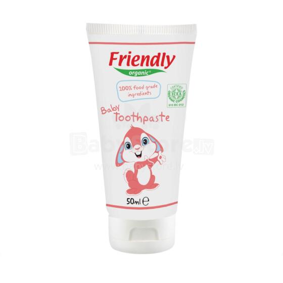 Friendly Organic Toothpaste Art.FR1727 Baby toothpaste with raspberry 50ml