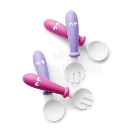 Babybjorn Spoon&Fork Pink/Purple Art.073046