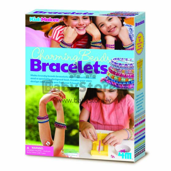 4M KidzMaker DIY set Charming Beads Bracelets
