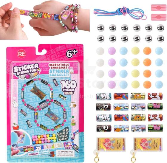 Sticki Rolls Bracelet Art.191042  accessories set with stickers