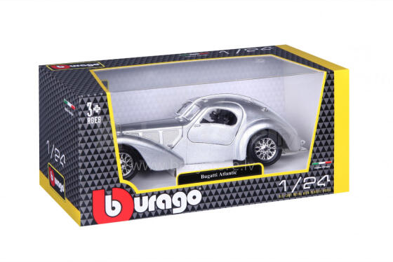 BURAGO car model 1/24 Bugatti Atlantic, 18-22092