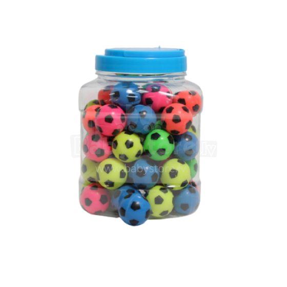 Rubber ball 3cm, football, 1 pc. mix