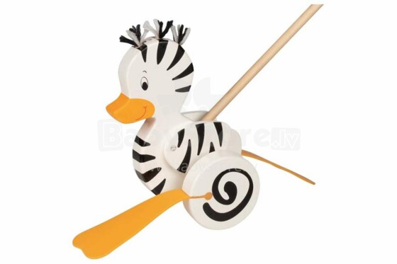 Goki Art.VGW54959 Vilkiamasis zebras su rankena