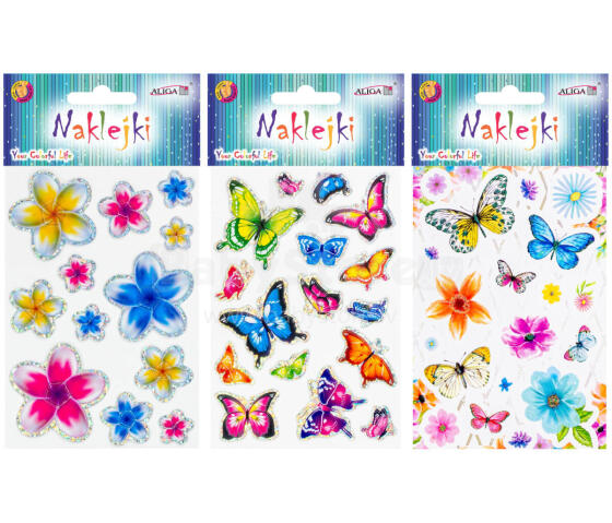 NAKLEJKI MIX WZORÓW