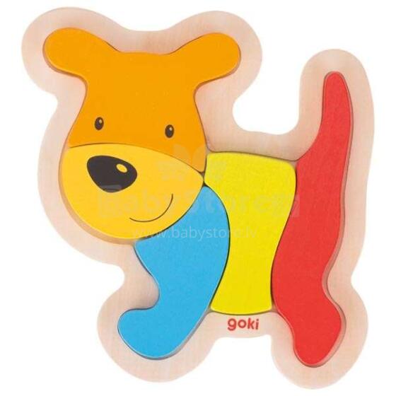 Goki Dog Puzzle Art.57712 Koka puzzle