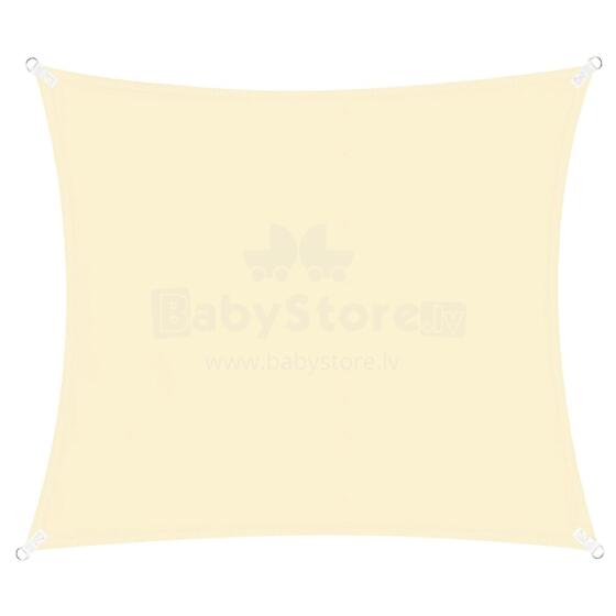 Sun protection sail Springos SN1024 4x4m cream white