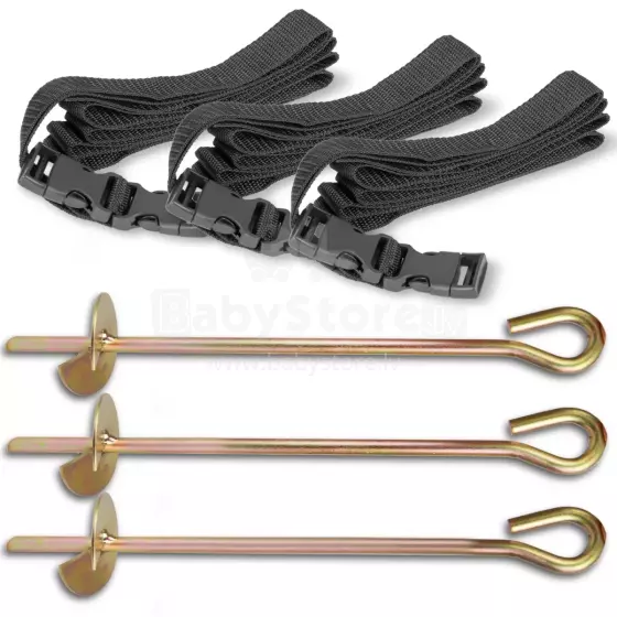 Neo Sport Trampoline Art.199493 Set of 3 anchors for fixing a garden trampoline