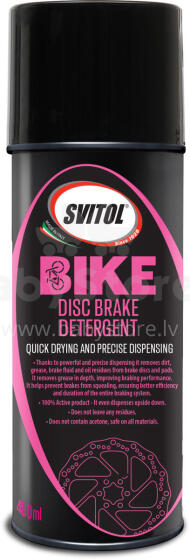 Velosipēdu bremžu tīrītājs SVITOL BIKE, 400ml