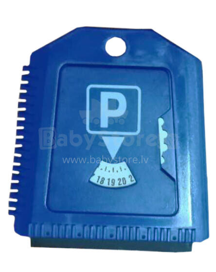 Parking disc + ice scraper 12 cm ICE PARKING