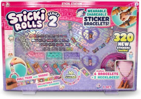 Sticki Rolls Sky Castle  Art.SR301 accessories set with stickers Sticki Station
