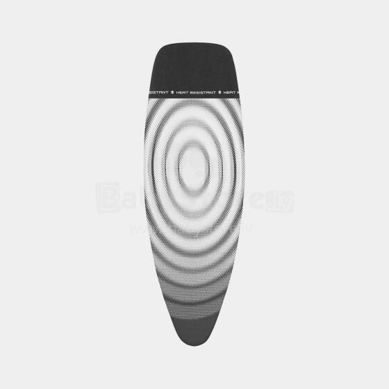 BRABANTIA gludināmā dēļa pārvalks, 135x45 cm, Titan Oval (D), 8 mm