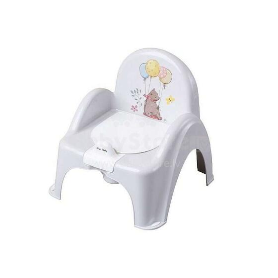 Tega Baby Art. PO-073 Forest Fairytale Light Beige Bērnu podiņš-krēsliņš ar vāku un mūziku