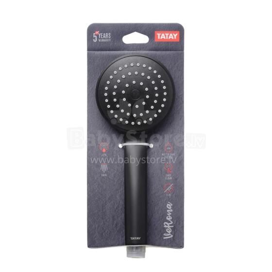 Shower handset Verona &Oslash;10cm, 1 mode, black