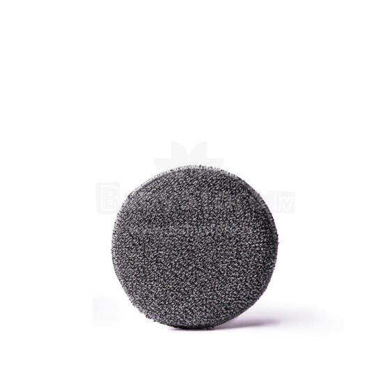 Double-action exfoliating sponge with activated charcoal To.Go