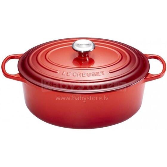 Le Creuset Cast iron pot oval 31cm / 6,3L red 
