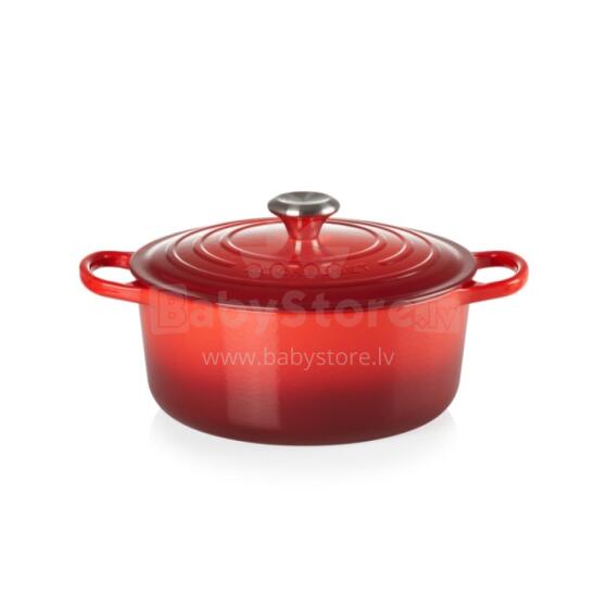 Le Creuset Cast iron pot round &Oslash;26cm / 5,3L red