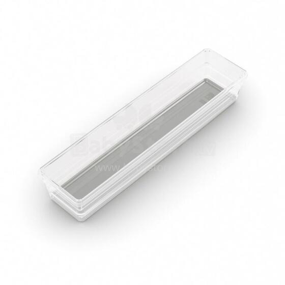Box Sistemo Organizer 4 30 x 7.5 x 5 cm transparent/light grey
