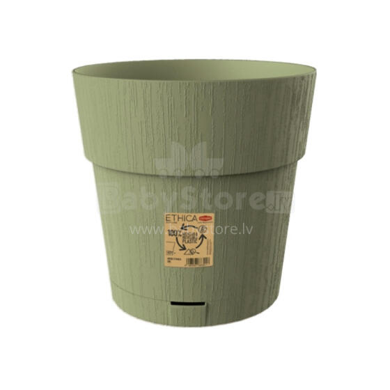 Flower pot with tray Ethica &Oslash;30x29cm green