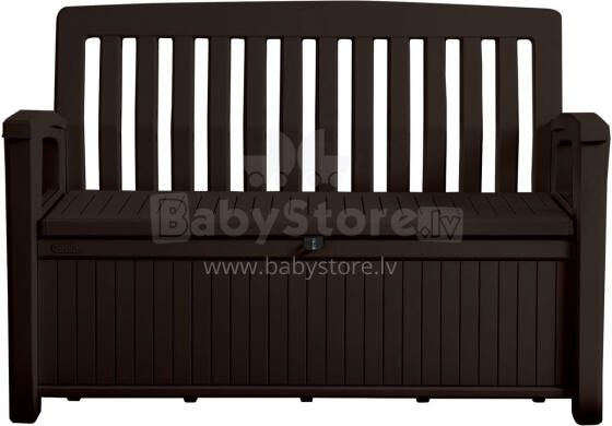 Patio Storage Bench 227L brown