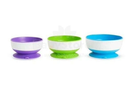 Munchkin Art.011075 - STAY-PUT SUCTION BOWLS (3)