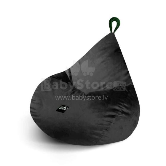 Qubo™ Tiny Drop Onyx Fresh Fit  Art.210255 Kids ergonomic chair pouf, soft & cute