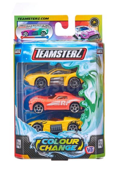 TEAMSTERZ Colour Change diecast 3-pack, 7,5 cm