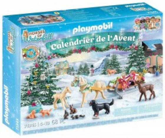 Playmobil Country Адвент-календарь Horse World: Рождественская поездка на санях 71345
