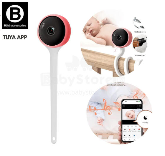 La bebe™ Accessories Baby Monitor Wi-Fi Art.144738 White