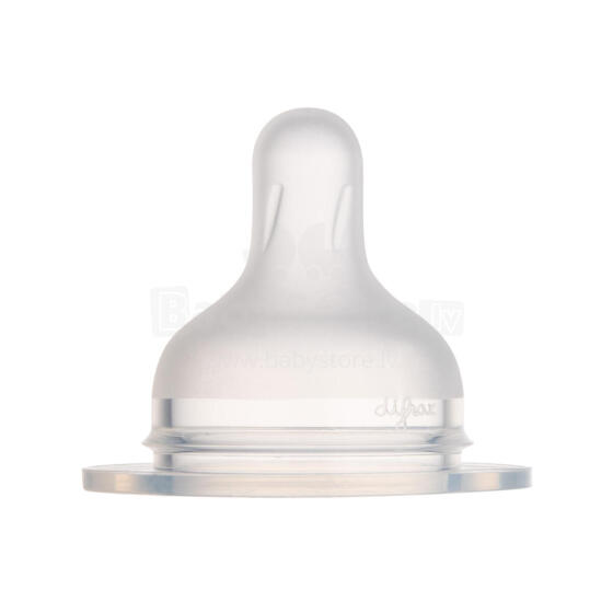 CANPOL BABIES silicone teat for S-shaped bottle S (mini) 2 pcs., 59/891