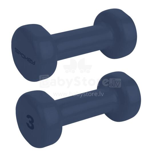 A set of vinyl dumbbells Spokey SHAPE 2x 3 kg