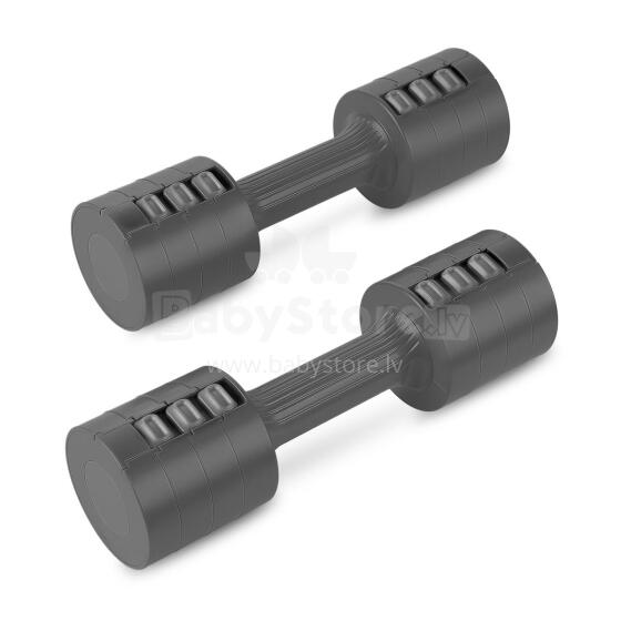 Set of adjustable dumbbells 2x 2,5 kg Spokey MULTIBELL 